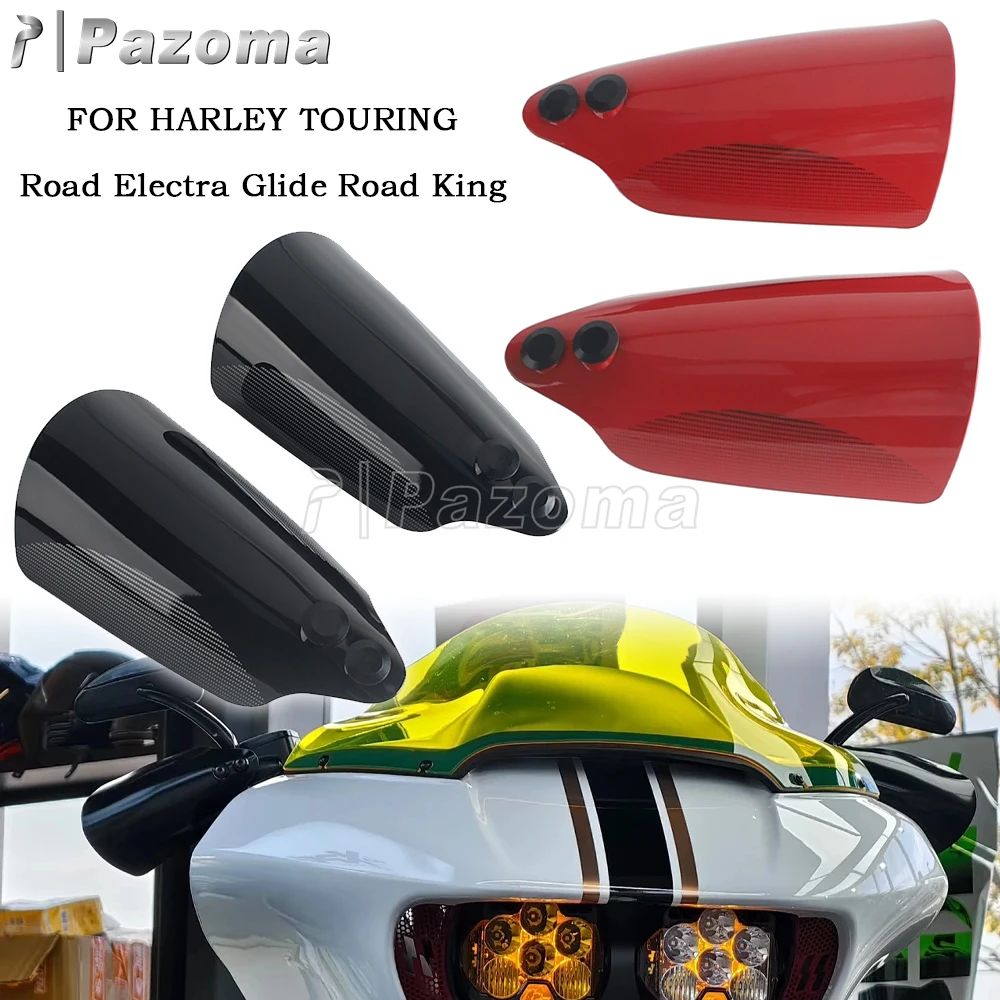 

Handlebar Handguards w/Bracket Hand Guards For Harley Touring FLHR FLHRC FLHRSE FLHRXS FLHTK FLHTKSE FLTRX FLTRXS FLTRK FLTRKSE