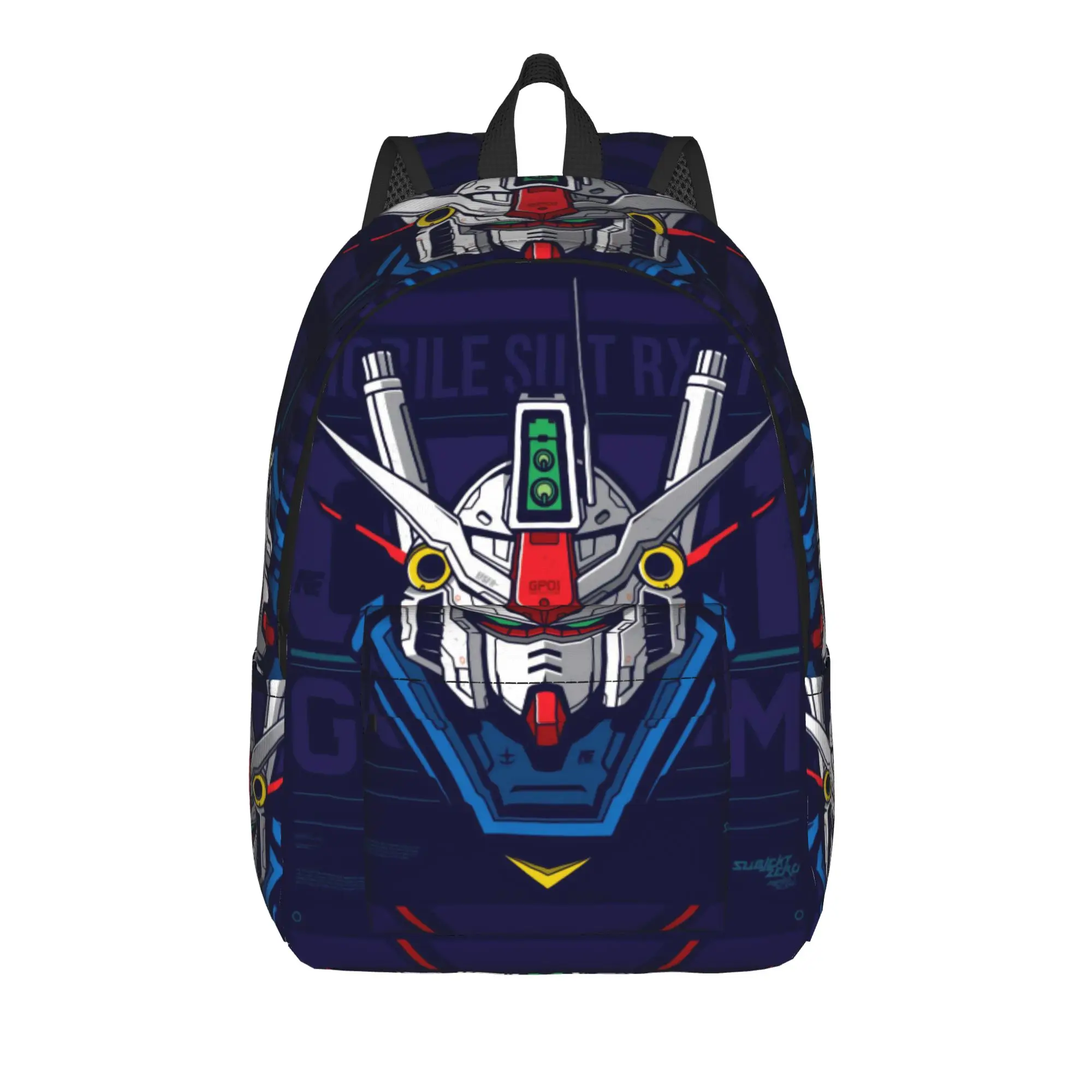 mobile suit gundams Backpack for Men Women Teenage Student Business Daypack  Laptop Shoulder Bag Outdoor