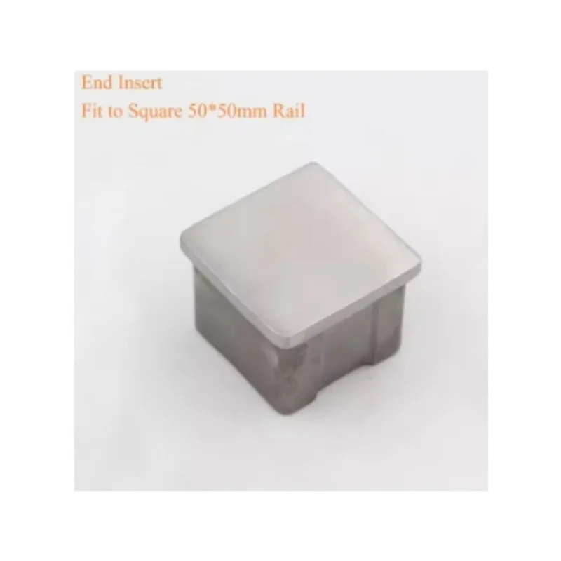 2Pcs Cast 304 Stainless Steel Flush Handrail Fittings Inserted 2