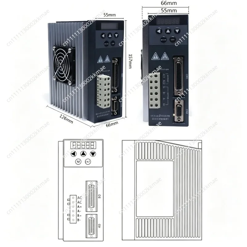 For 60 86 Series Hybrid Step,Servo Driver,Closed Loop Driver,HB860MB,AC24-80V current 6A Default 200KHz/500KHz