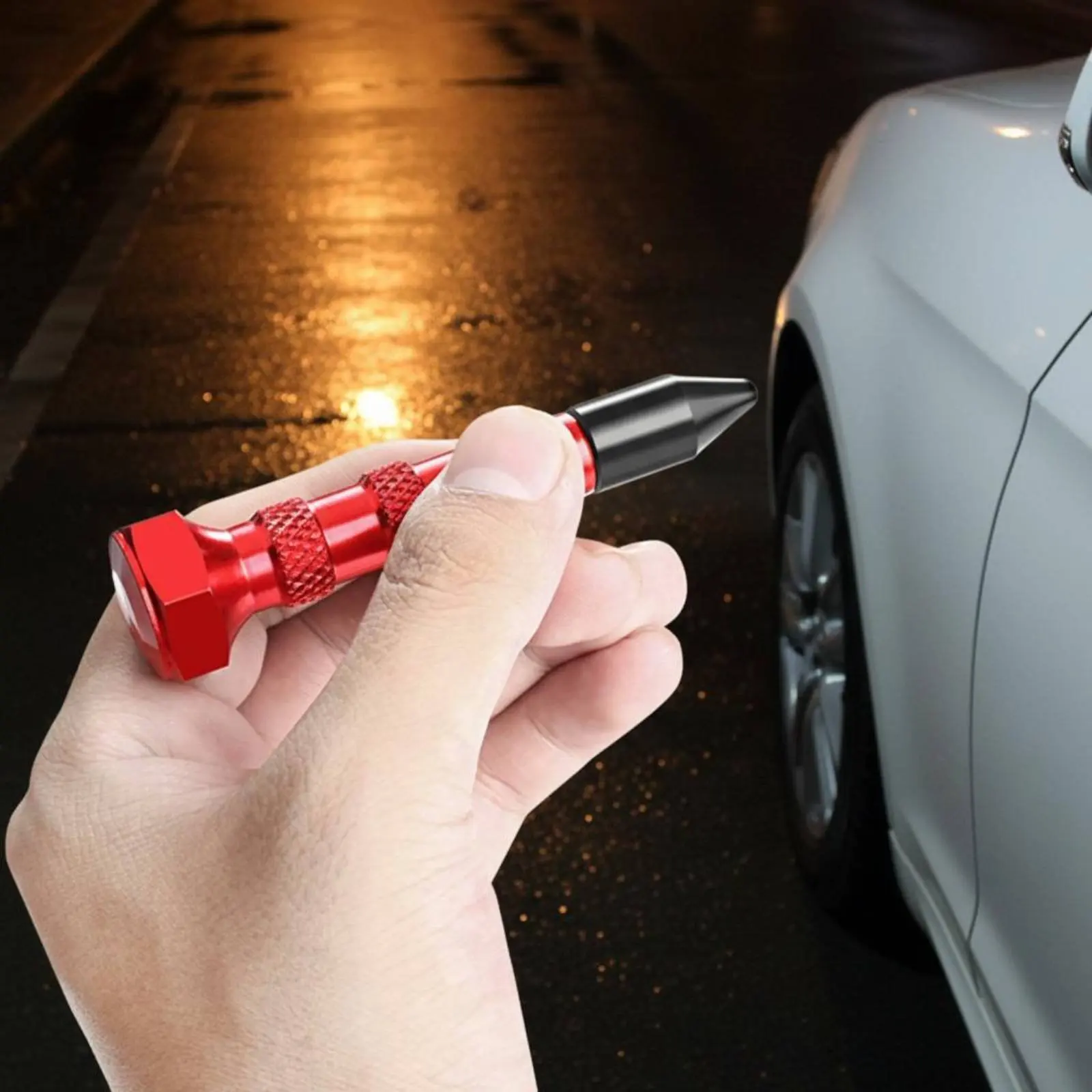 

Car Dent Knock down Pen Kit Protects Original Paint Dent Knockdown Pen Dent Repair Tap down Kit DIY Easy-to-Use Automotive Metal