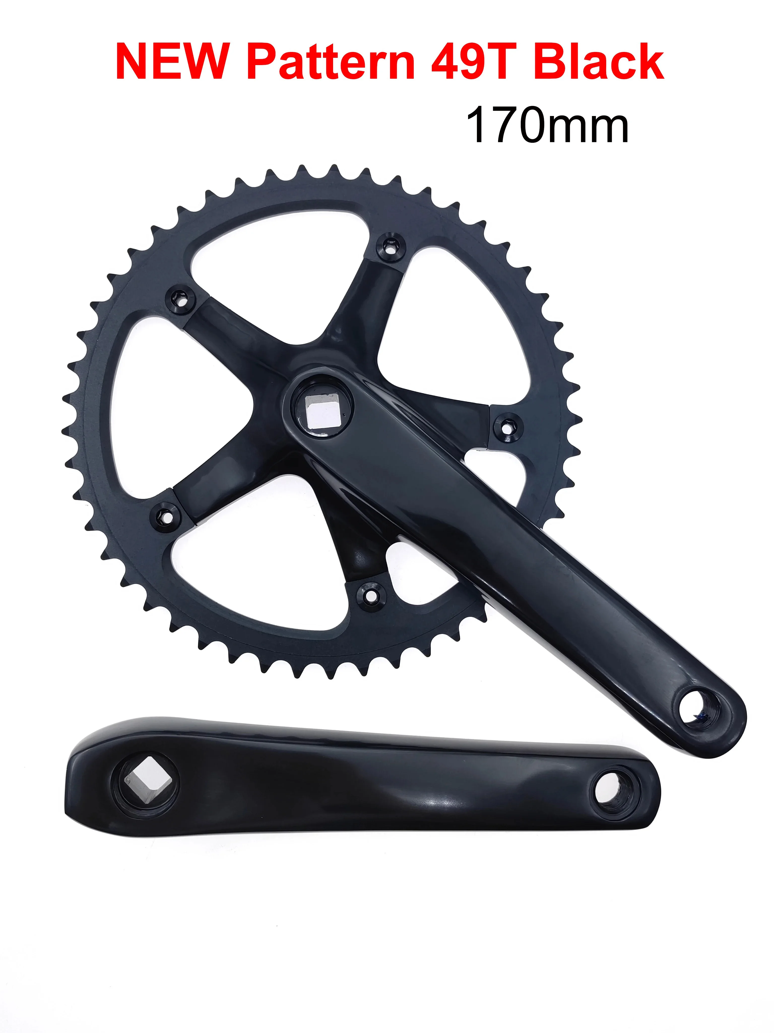 144 BCD Fixed Gear crankset Integrated crankset 49T CNC crank disc