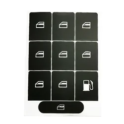 For Golf Car Button Repair Decal Sticker High Grade Vinyl For GOLF MK5 For PASSAT B6 Button Repair Decal Sticker