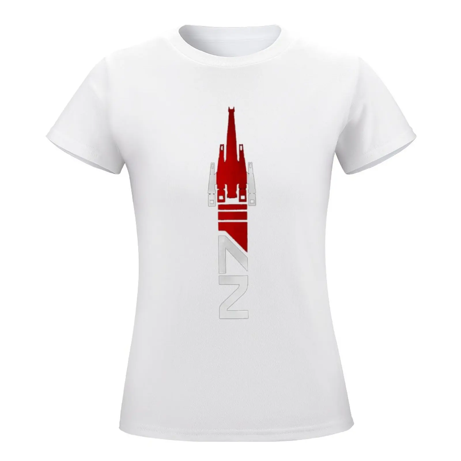 Crewneck Mass Effect N7 Normandy (Vertical) For Sal T-shirt  Move T-shirts Unique Funny Vintag Travel