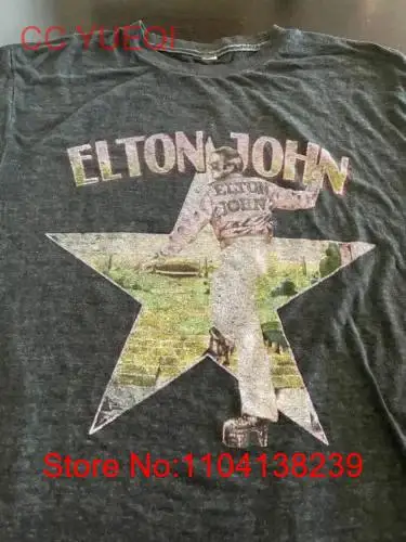 Elton John 2022 Farewell Yellow Brick Road Tour T Shirt Size Large long or short sleeves