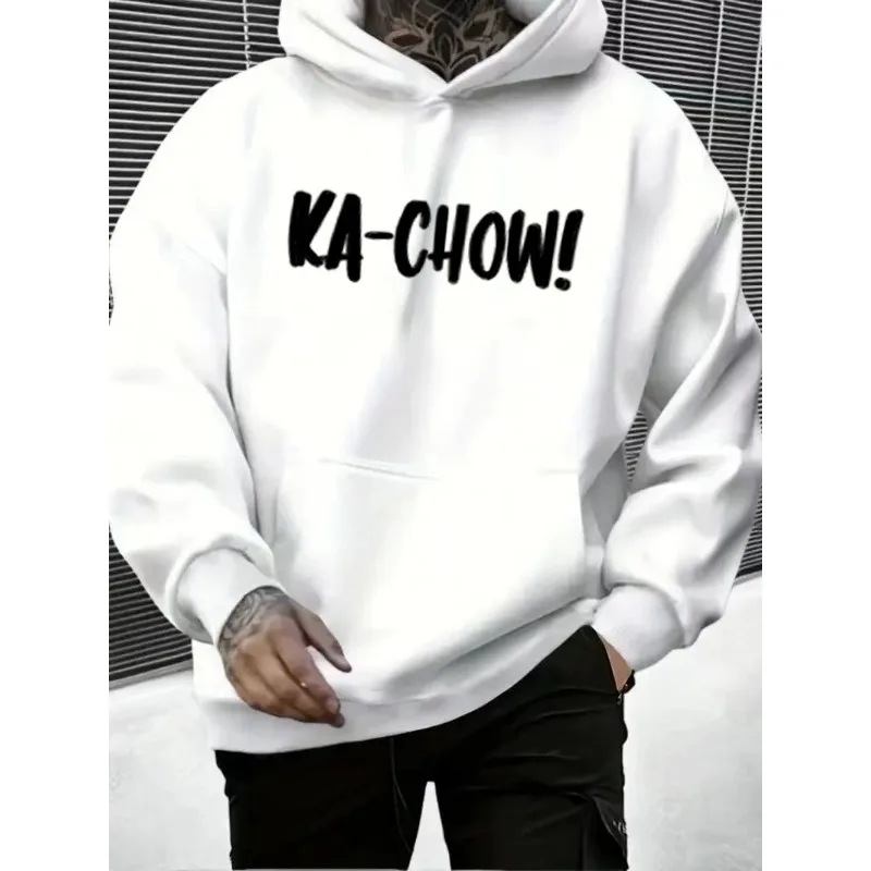 سيارات ديزني لايتنينج ماكوين "كا تشاو! ملابس Y2k بغطاء للرأس مطبوعة برسوم كارتونية ممتعة للجنسين كاجوال فضفاضة بأكمام طويلة #2