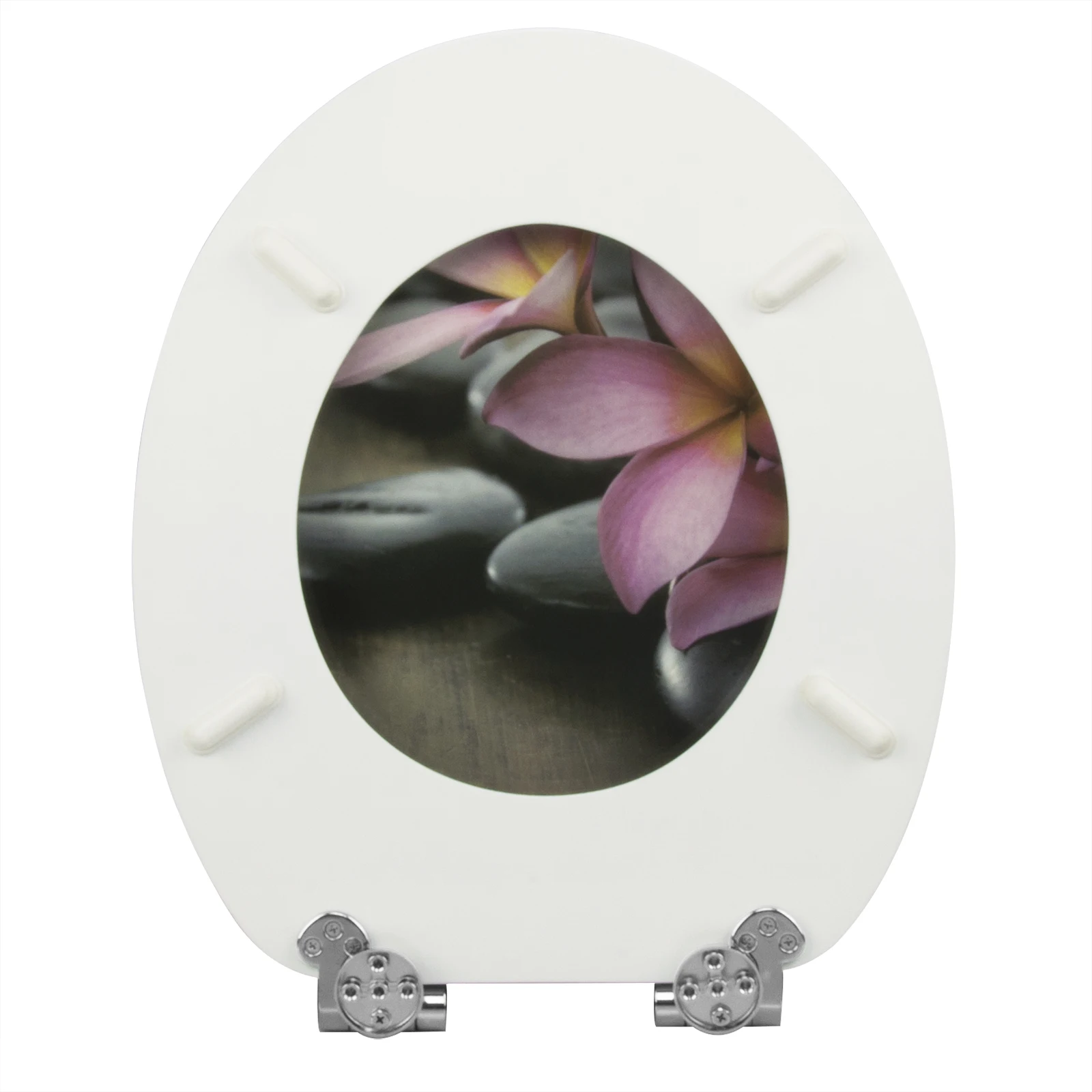 WOLTU 1 Stück universeller Toilettensitzdeckel mit Soft-Close-Funktion für Badezimmer, verdickter, antibakterieller Ersatz für Badezimmer-Ausstattung – Detail 20