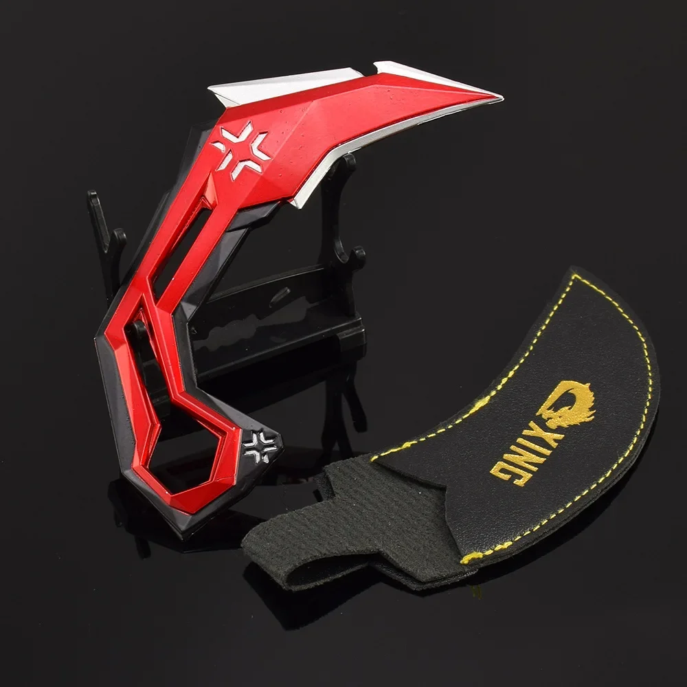 15cm valorant jogo periféricos vct garra faca de metal completo artesanato arma modelo colecionável ornamentos mesa presente aniversário para menino brinquedo