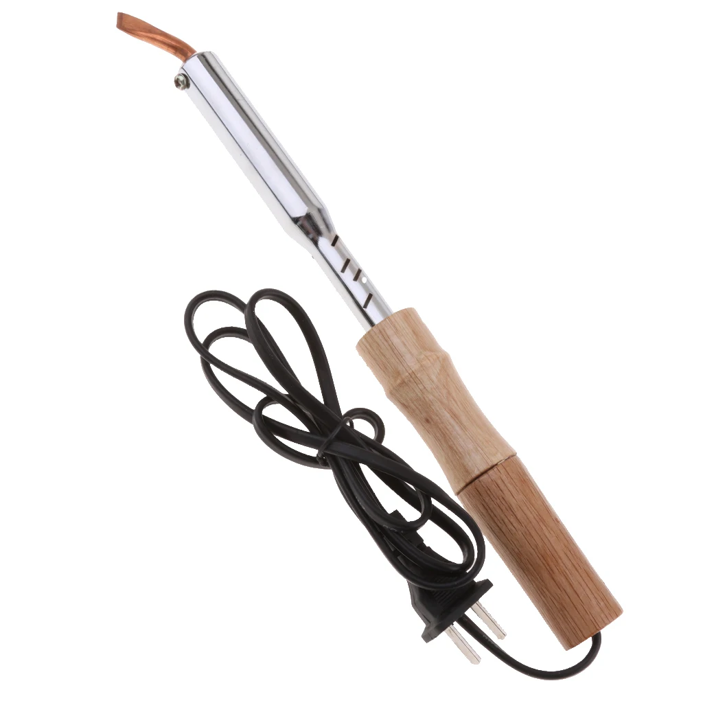 Electric Soldering Iron with insulated Wooden Handle Welding Tool - 75W