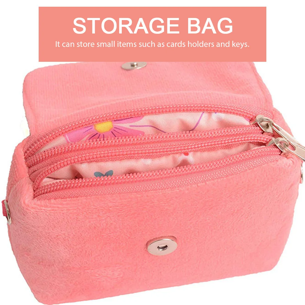 

Bag Lovely Kids Handbag Portable Storage Pouch Crossbody Small Bag for Girls Outdoor Travel Use