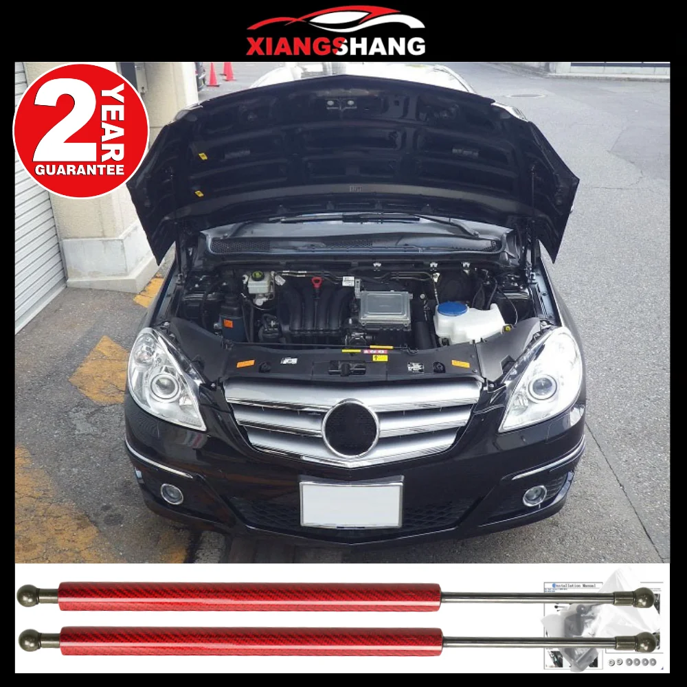 for 2005-2011 Mercedes-Benz B-Class W245 Front Bonnet Hood Modify Gas Struts Carbon Fiber Spring Damper Lift Support Absorber