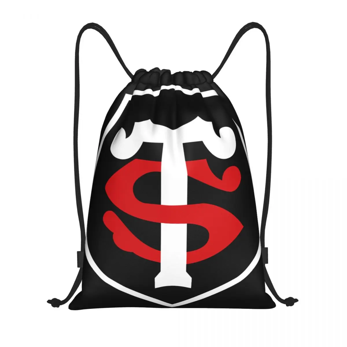 

Stade Toulousain Logo Multi-function Portable Drawstring Bags Sports Bag Book Bag For Travelling