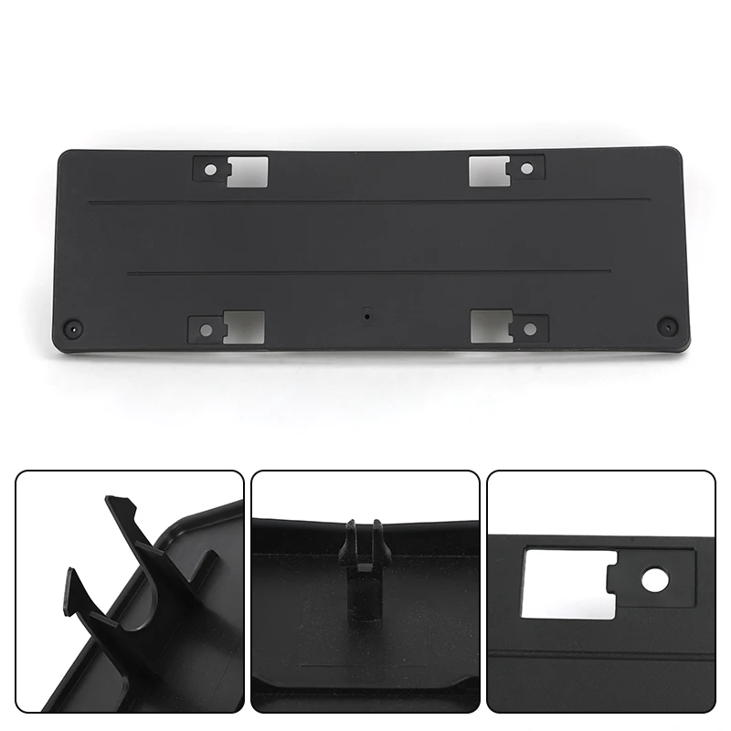 2138851200 Plastic Car Front Bumper License Plate Holder Mounting for Mercedes Benz E-CLASS W213 S213 E300 E350 E400 E450 4matic