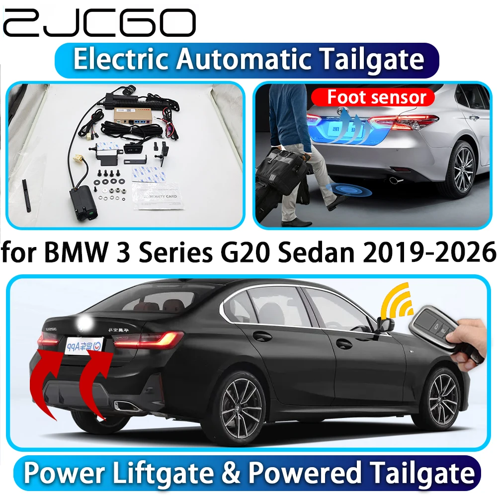 

ZJCGO for BMW 3 Series G20 Sedan 2019-2026 OEM Automatic Power Liftgate Powered Tailgate Intelligent System Car Trunk Lift Kit