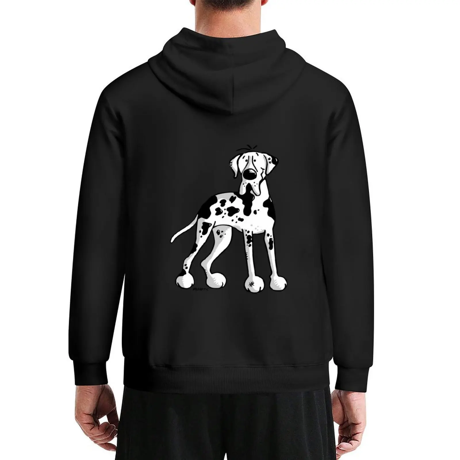 

Great Dane Cartoon Hoodie men clothing autumn clothes men's autumn clothes men's winter sweater graphic hoodies