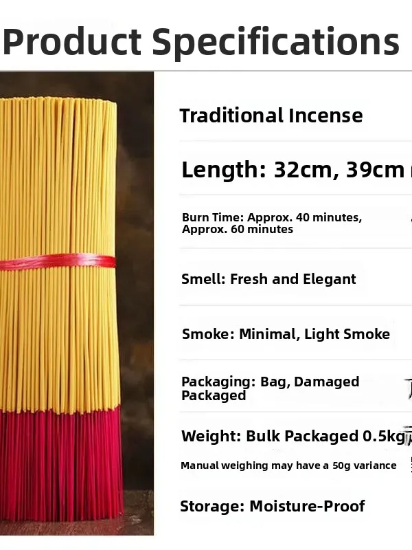 Original Color Candles And Money Paper for Sacrificial Offerings And New Year Celebrations Smokeless Soy Wax Candles for Fest...