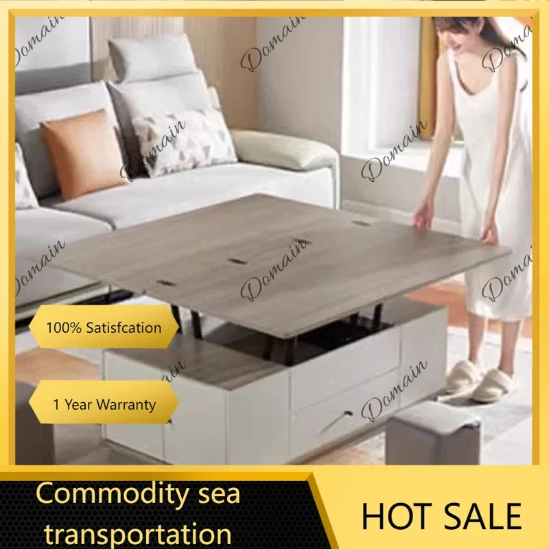 Aw Storage High Coffee Table Stool Rectangle Floor Wooden Coffee Table Center Minimalist Mesas De Centro Para Sala Home Furnitur