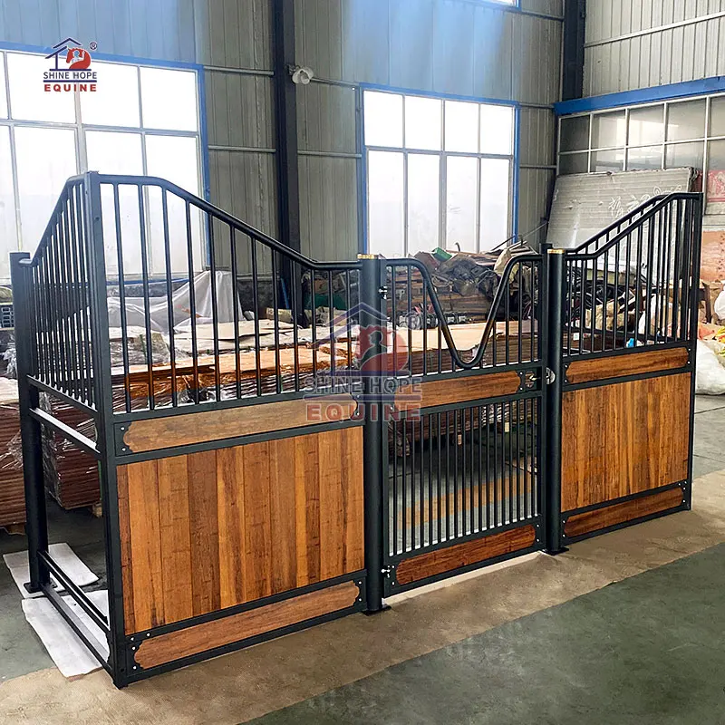 

European Style Galvanized Horse Stable Panels Horse Tie Stall Fronts Horse Barns