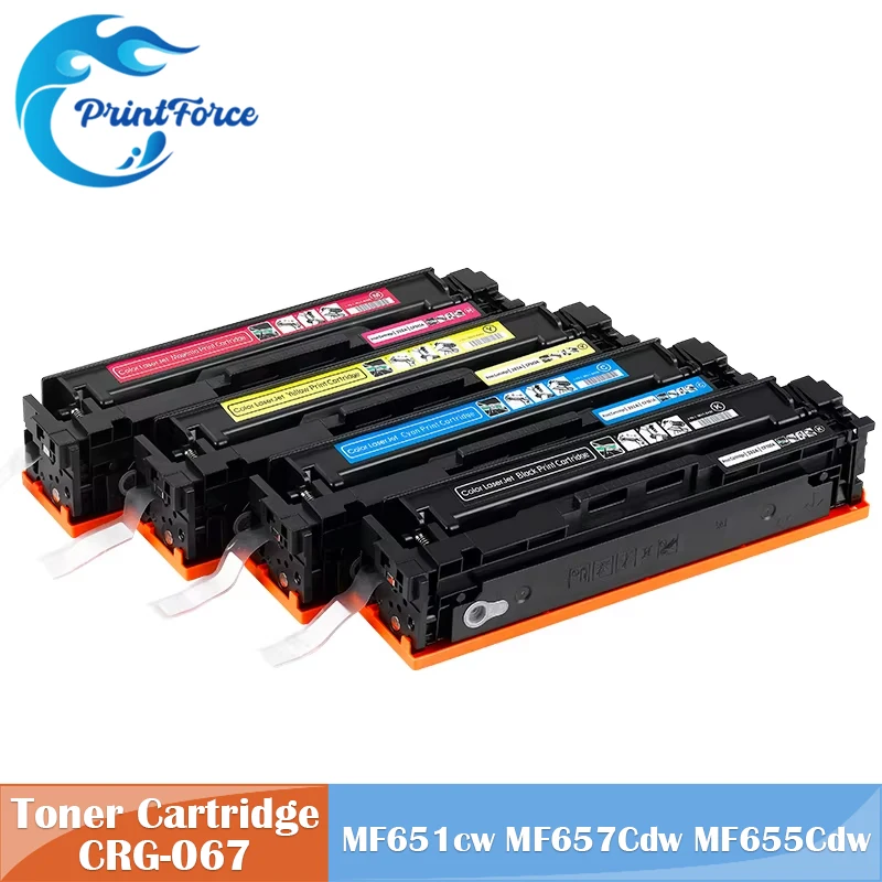 CRG-067 CRG-067H Refillable Toner Cartridge With Chip for Canon MF651cw MF657Cdw MF655Cdw MF654Cdw LBP631C MF656Cdw MF650C