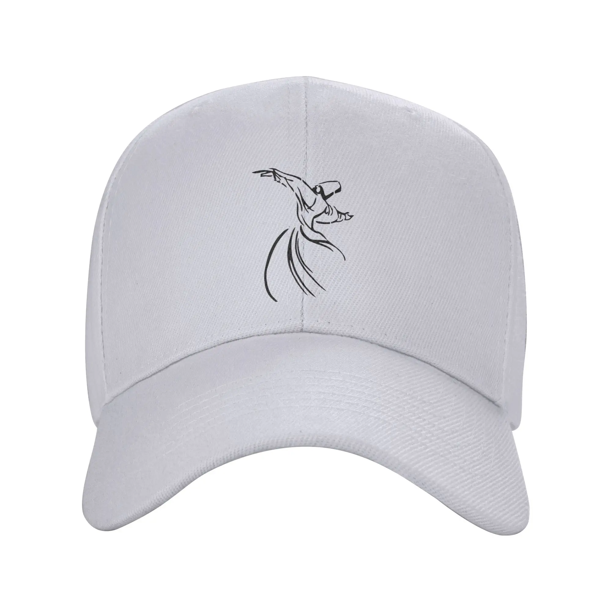Fashion Whirling Dervish Art, Sufi mystic Art Curved Brim Baseball Cap Maintains Shape After Long Wear Men Hat