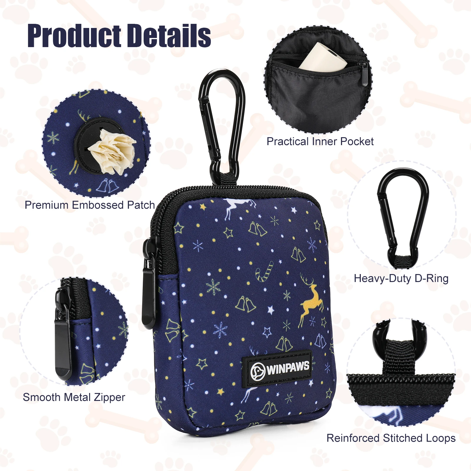 Waterproof Dog Treat Pouch wit - Training Clicker Dog review and price