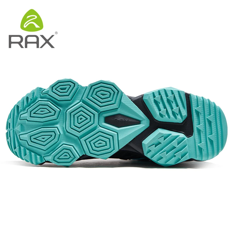 RAX Running Shoes Men&Women Outdoor Sport Shoes Breathable Lightweight Sneakers Air Mesh Upper Anti-slip Natural Rubber Outsole