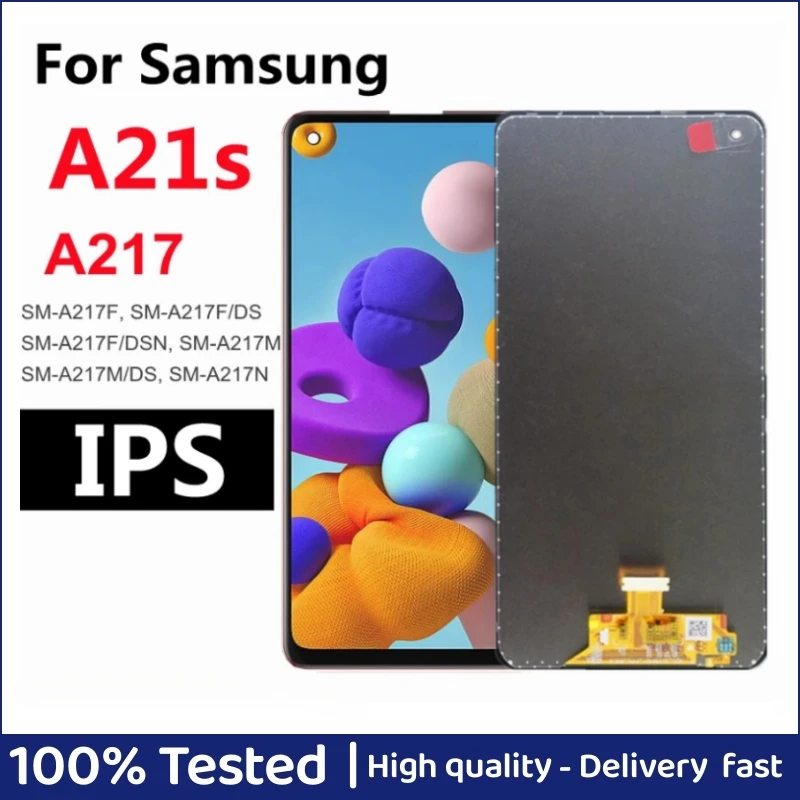 

6.5" For Samsung A217 A21s 2020 Lcd SM-A217F SM-A217F/DS SM-A217F/DSN A217F Display For Samsung Galaxy A21S LCD