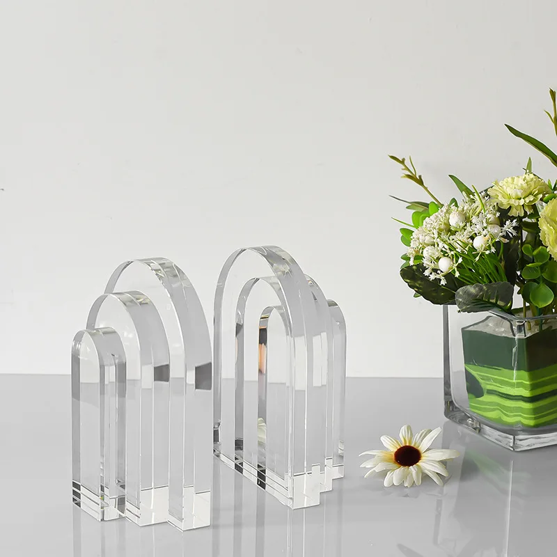 European simple light  crystal book file desktop book stand decoration home decoration study model room boutique decoratio