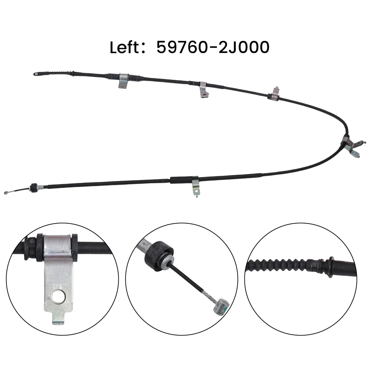 New Left Parking Brake Cable for Kia Mohave Borrego 2009-2011 59760-2J000