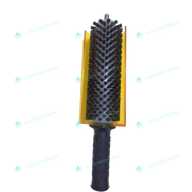 

Ski Waxing Roller Set Nylon Horsehair Brass Brush Scraper Snowboard Wax Polishing Tool Kit