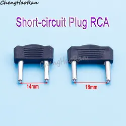 RCA 오디오 터미널 블록 바나나 2 핀 플러그 커넥터, 쇼트 플러그, 14mm, 18mm 피치 커넥터 액세서리, 3mm, 2 개