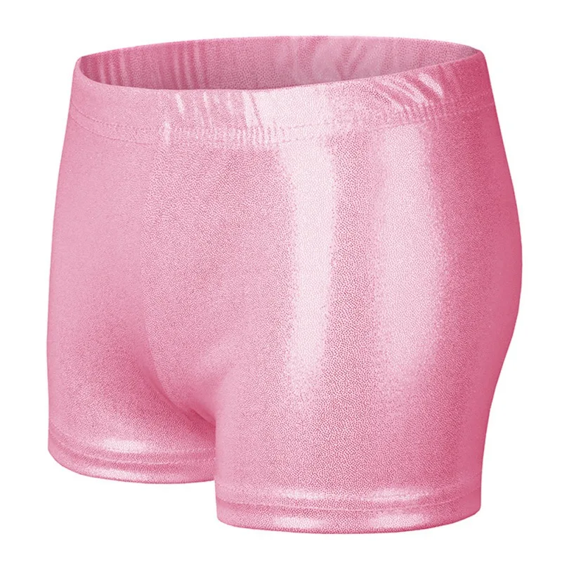 Girls Gymnastics Shorts Elastic Ballet Boxer Kids Ballerina Performance Dancing Short Leotard Pants All-matches Bottom Leggings