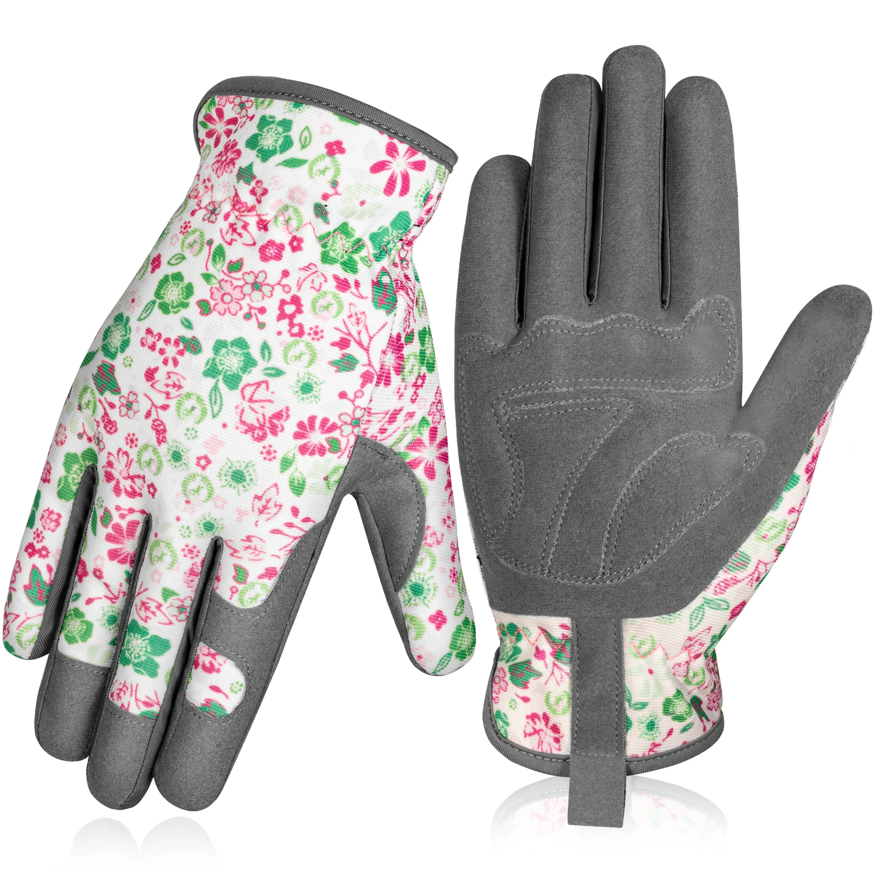 Gardening Gloves Breathable Puncture Resistant Weeding Working Gloves for Daily House Work,Farm Digging, Floral Planting,Pruning