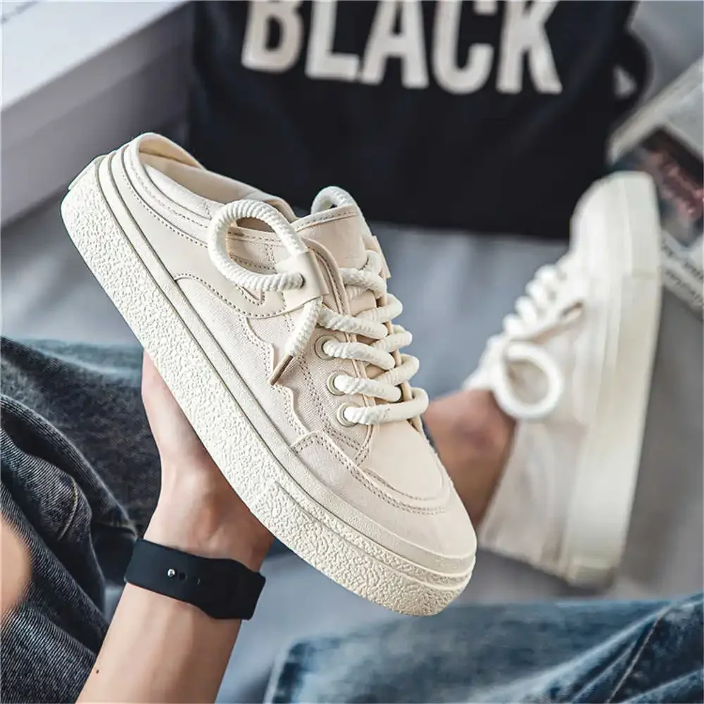 Backless Number 41 Shoes Red Men Casual Sneakers Summer Mens White Trainers Sport Special Wide Hand Made Shose Luxury Brand