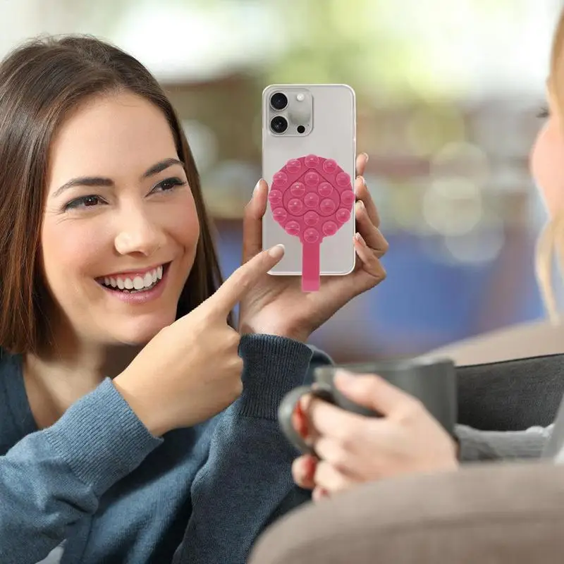 

Multifunctional Mobile Phone Silicone Suction Cup Mobile Phone Double-Sided Case Anti-Slip Holder Mount Suction