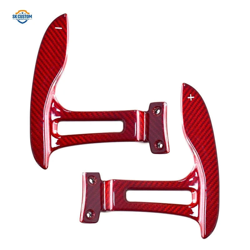 

Хорошо продаются, автомобильный руль, переключатель передач из углеродного волокна для Ghibli Quattroporte VI Levante 2013-2021, расширенный