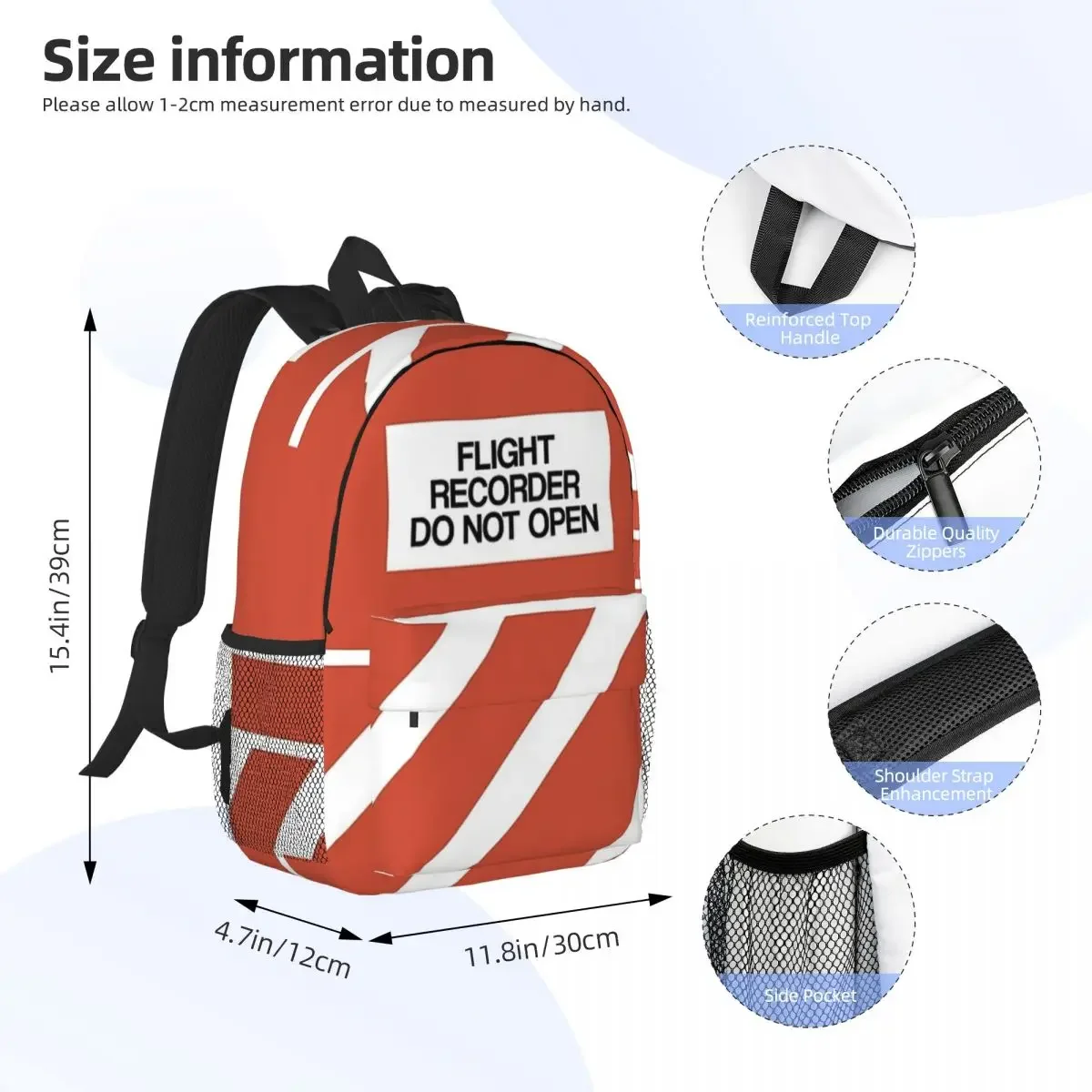 Flight Recorder Backpacks Boys Girls Bookbag Cartoon Children School Bags Travel Rucksack Shoulder Bag Large Capacity