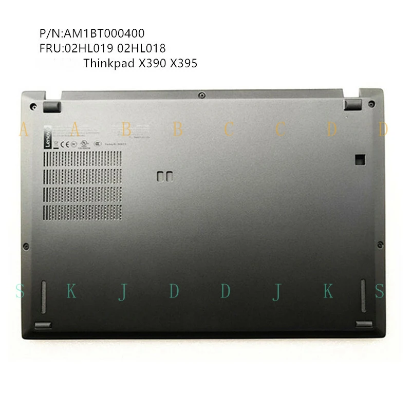 

Новая нижняя крышка корпуса для Lenovo Thinkpad X390 X395 02HL019 02HL018