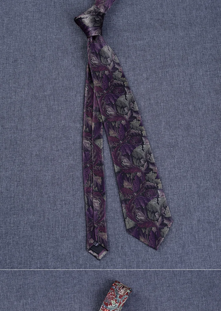 Neue 8cm Herren Krawatte Druck muster klassische Krawatten für Mann Bräutigam Groom sman Imitation Seide Blumen Krawatten Hochzeit Accessoires – Detail 39