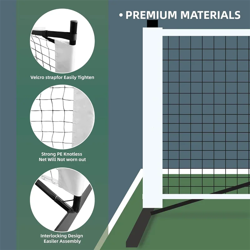 2026 2026 Factory Direct Sale Portable Removable Pickle Ball Net Rack for Entertainmentpromote sales