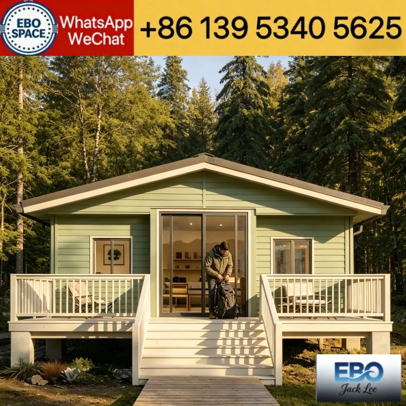Expandable Prefabricated Modular Container House Complete Living Facilities Kitchen Bathroom Mobile Holiday Home