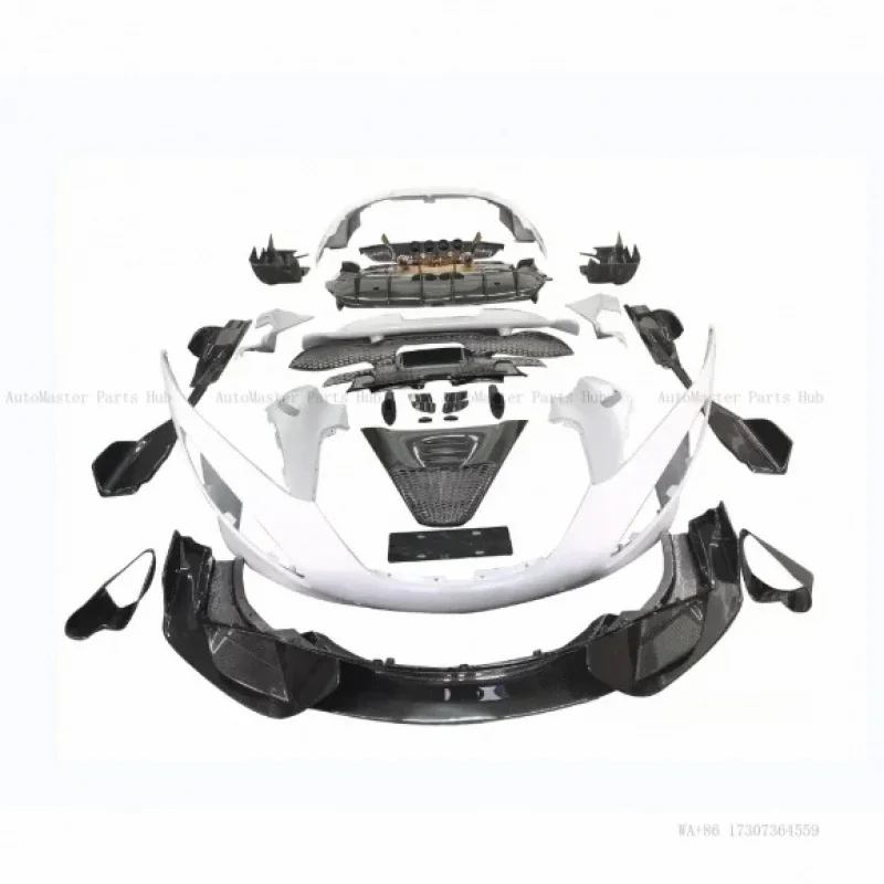 MCL 720s to 765LT Original Light Cover Mirror Cover New Condition Bumper Body Kits with Carbon Fenders Side Skirts Hood Scoop