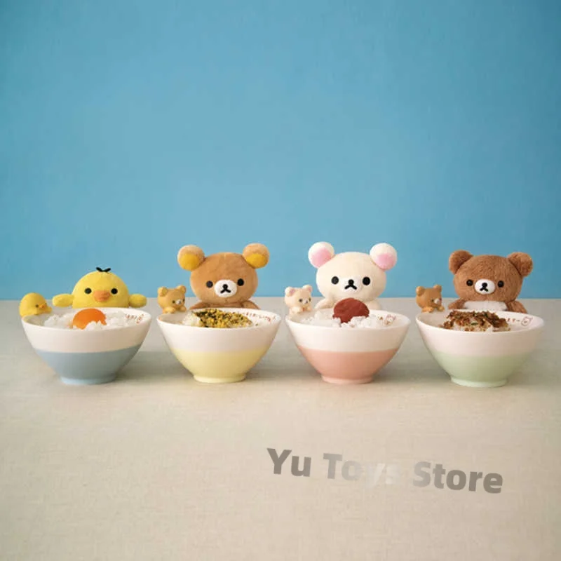 

В наличии керамическая миска Rilakkuma Kawaii 3d кукла детская миска для рисовой лапши анимация окружающие детские товары для дома