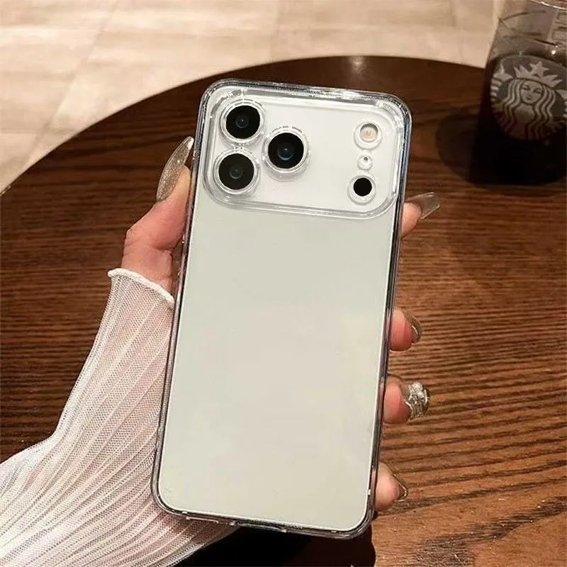 1.5mm Thick Soft TPU Clear Phone Case For iphone 17 Pro Max 18 ProMax 17 Air Transparent Cover Cases view 5