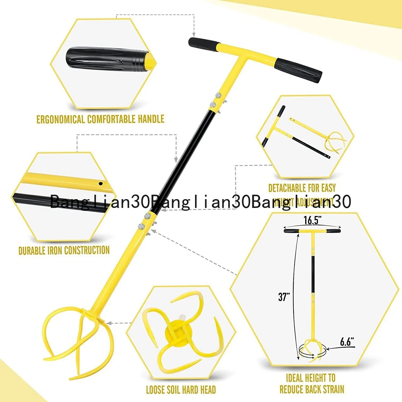 Garden Grabber Grass Oxygen  Garden Loosening Tool Punch Tool