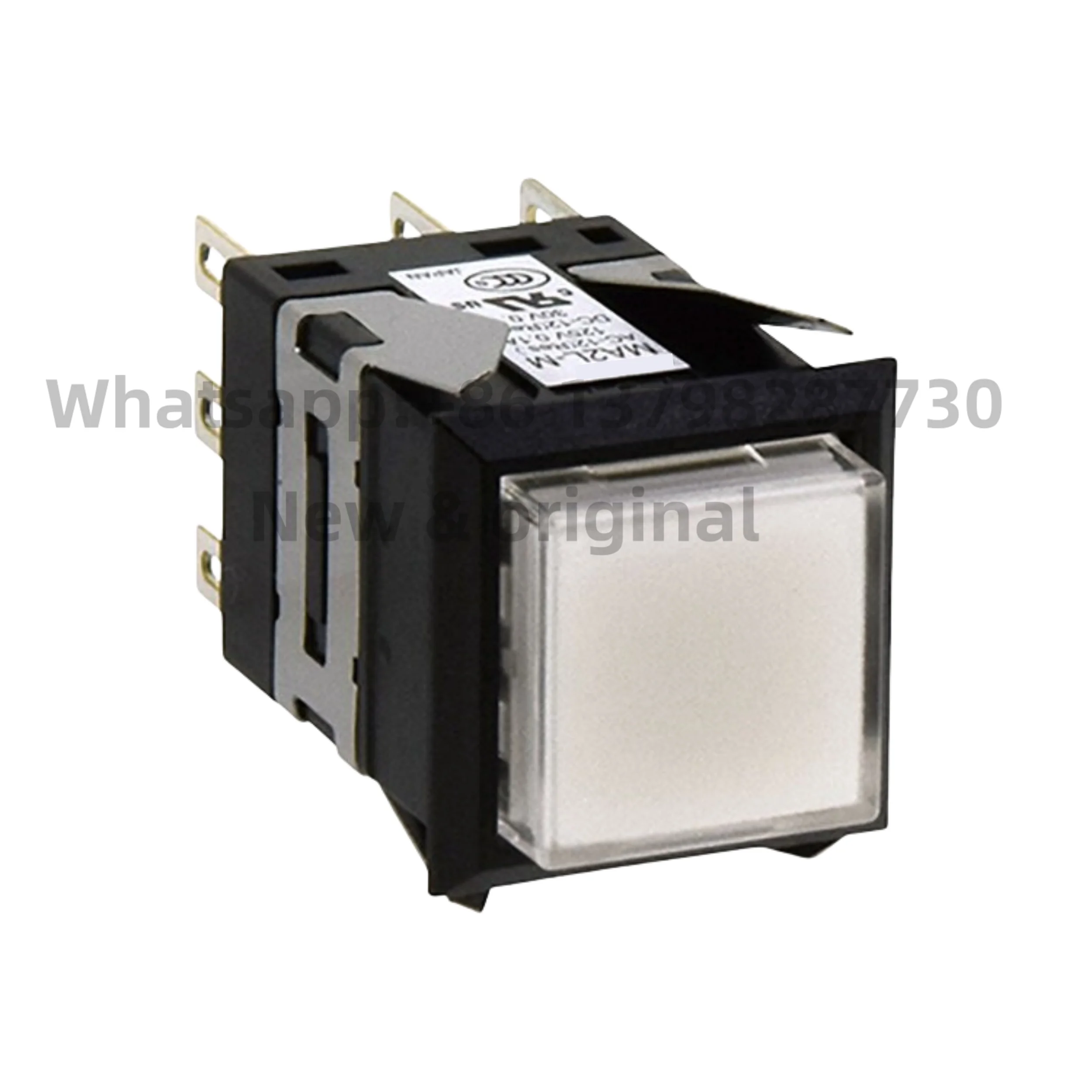 New original Square reset button switch with light MA2L-A1131 12V green red Pure white yellow blue