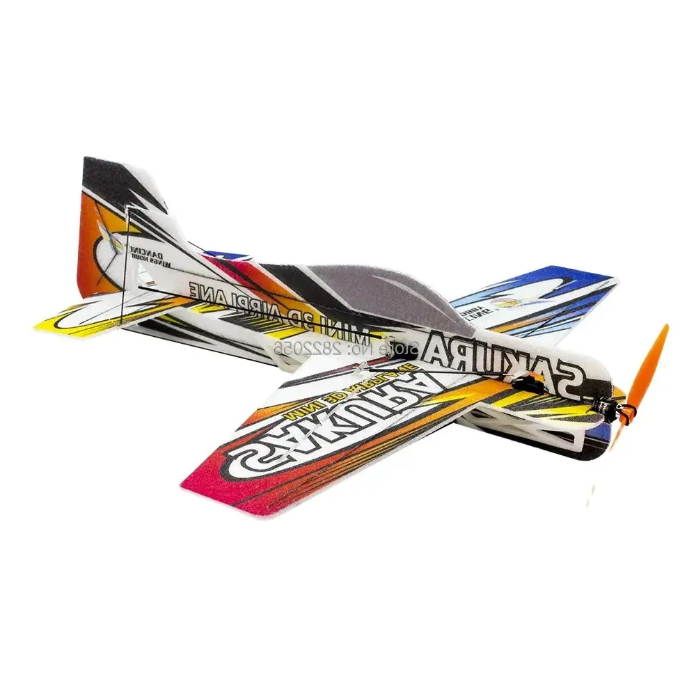 SAKURA EPP Micro 3D RC Airplane Unassembled Kit, Lightest Indoor DIY Aerobatic Model for Beginners Hobby Aircraft Building