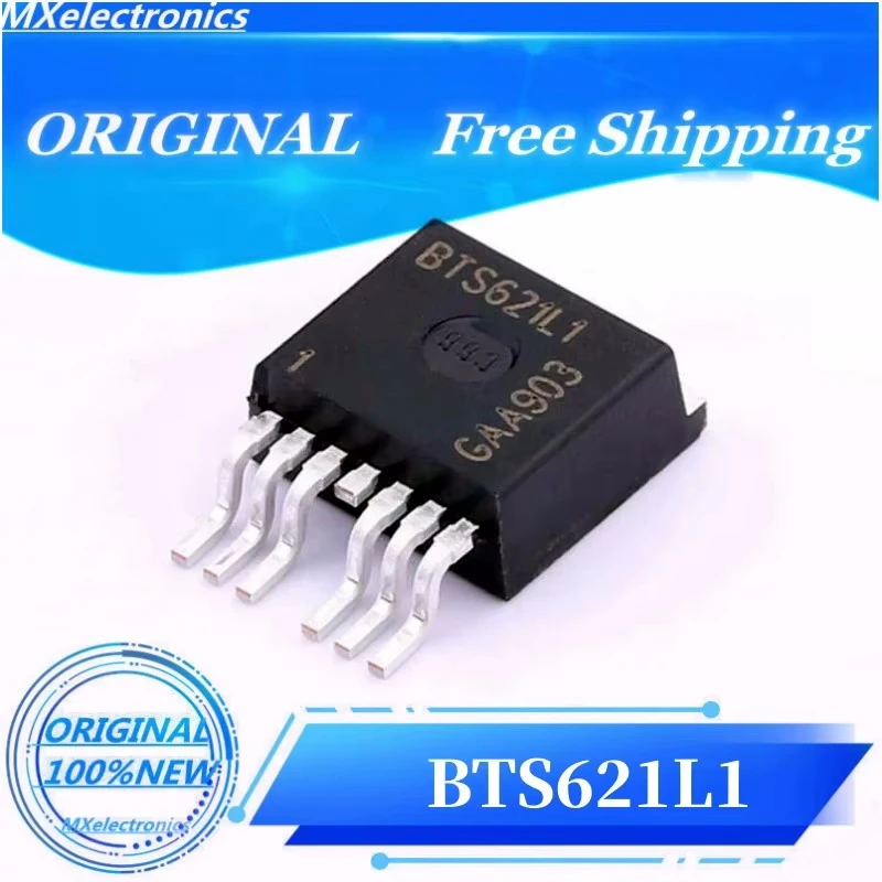 Free Shipping 10pcs-50pcs/LOT  BTS621L1 BTS621 TO263-7  Power Switch ICs - Power Distribution