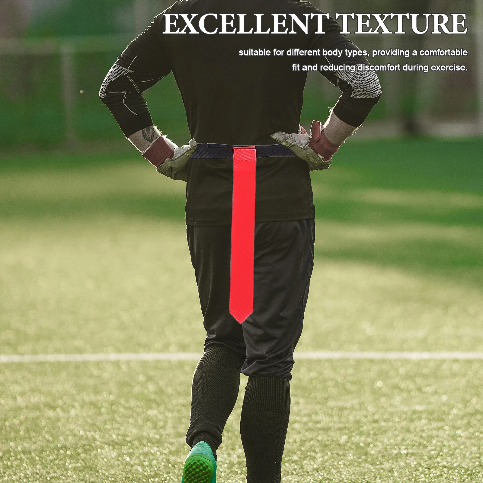 

14Pcs Football Flag Belts Adjustable Lightweight Waist Flags for Teens Adults Competitive Outdoor Training Sport Equipment