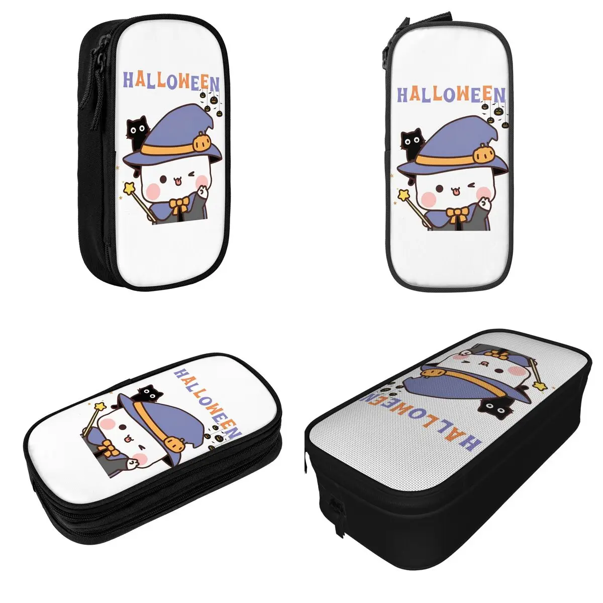 BuBu Panda Celebrating The Halloween Pencil Cases Dudu Pencil Pouch Pen Box Kids Large Storage Bag Office Gifts Stationery